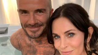 David Beckham ve Courtney Cox jakuzide!