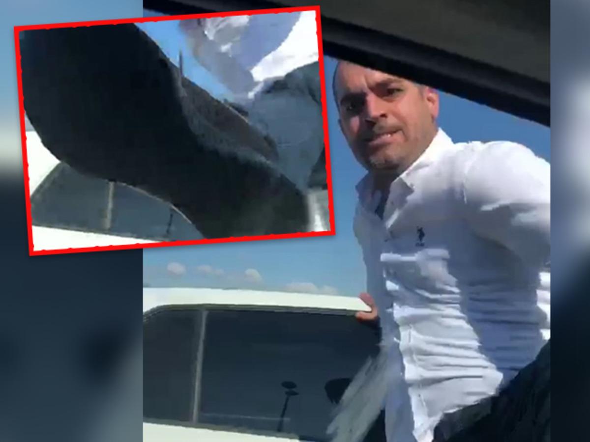 &Uuml;niversite &ouml;ğrencisi trafikte dehşeti yaşadı! 