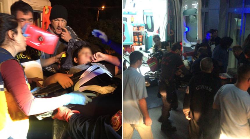 Korkun&ccedil; olay! &Uuml;zerinden atlamak istediği korkuluklar v&uuml;cuduna saplandı