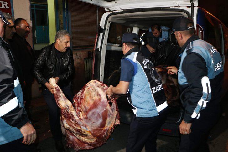 Erzurum'da 400 kilo kaçak et ele geçirildi G1