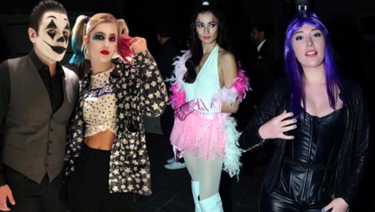 &Uuml;nl&uuml; isimler Cadılar Bayramı partisine katıldı!