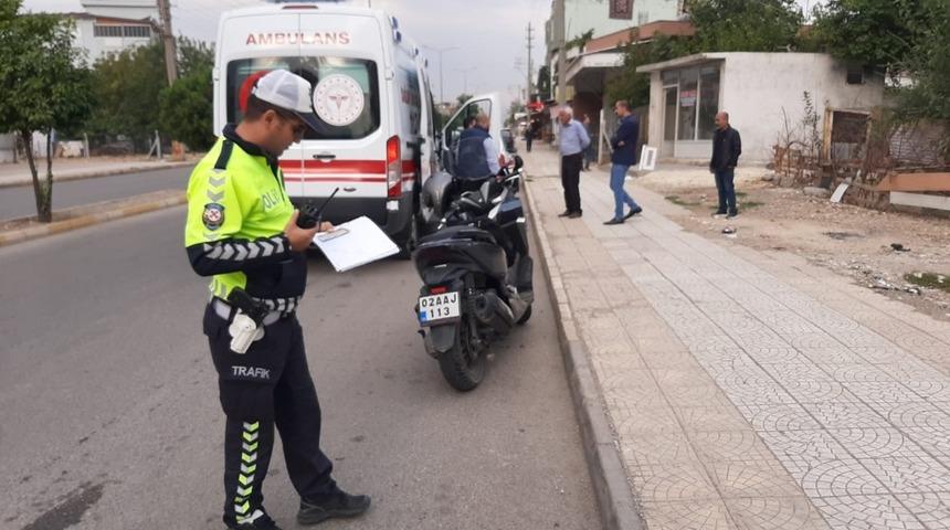 Otomobil ile motosiklet &ccedil;arpıştı: 1 yaralı