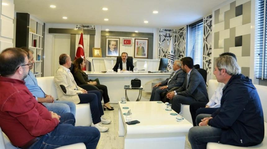 Muhalefet partili meclis &uuml;yelerinden Başkan Kılın&ccedil;&rsquo;a ziyaret