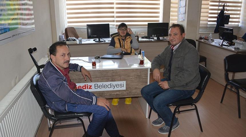 Engelli öğrenciye stajında destek ziyareti