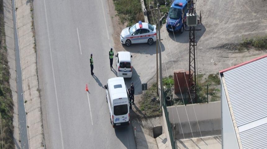 &Ccedil;anakkale&rsquo;de helikopter ile havadan trafik denetimi