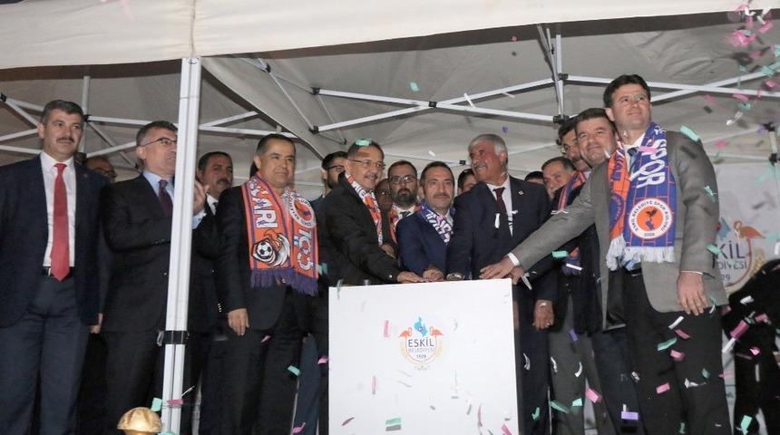 Eskil’de yeni belediyesi binasının temeli atıldı
