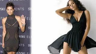 Transparan elbisesiyle yürek hoplattı