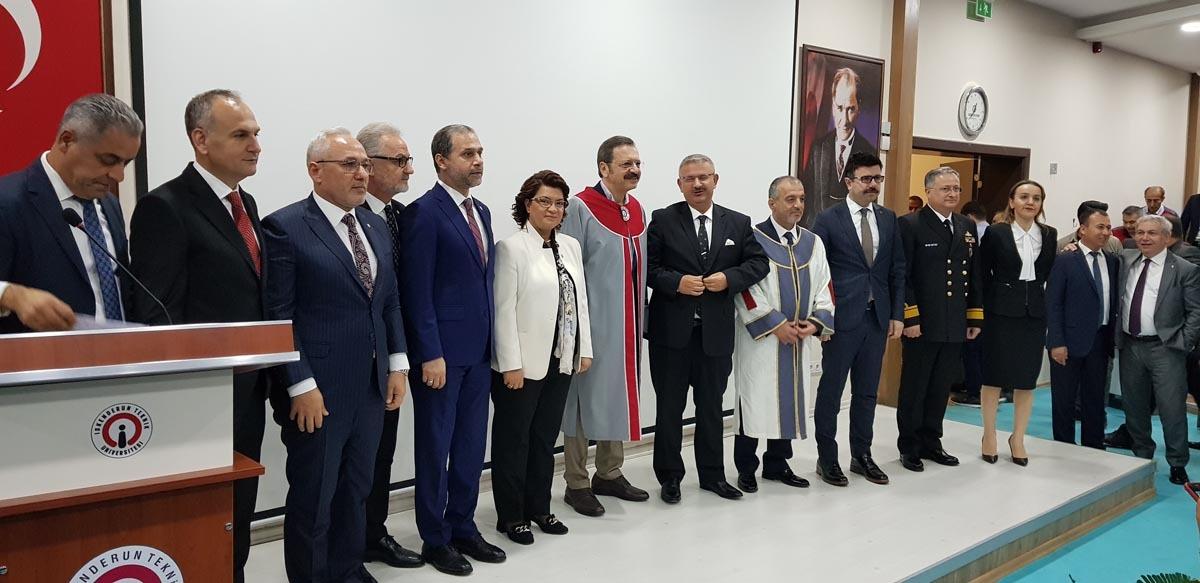 İskenderun Teknik &Uuml;niversitesi'nden Hisarcıkloğlu'na 'fahri doktora'