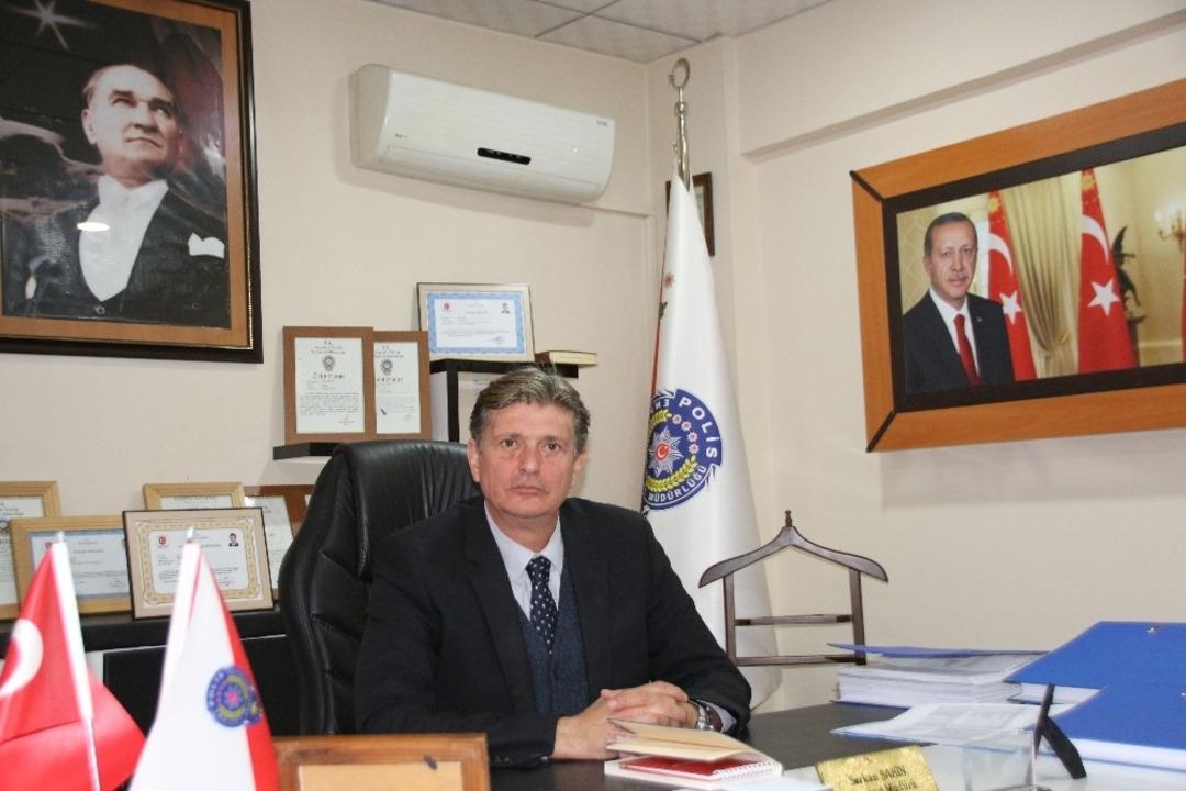 Emniyet M&uuml;d&uuml;r&uuml; Şahin g&ouml;reve başladı