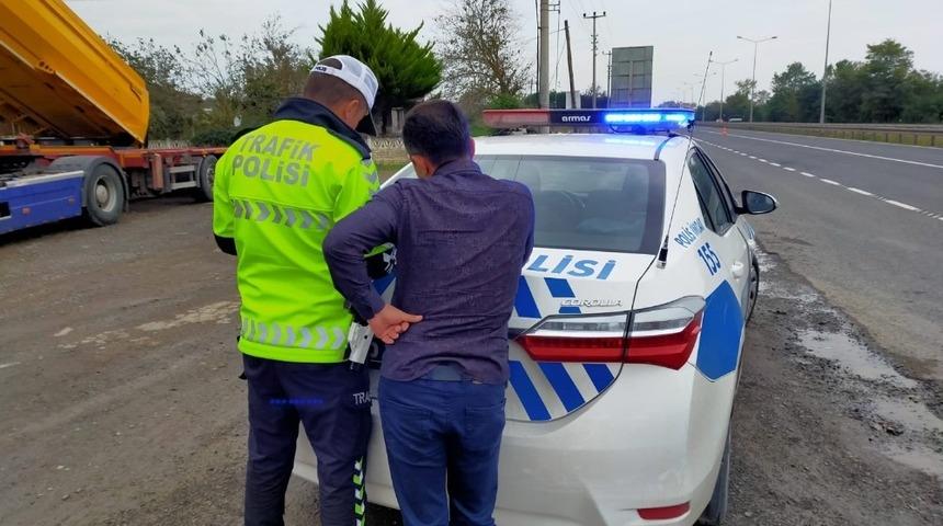 Ordu’da 1 haftada 88 ehliyete el konuldu, 119 araç trafikten men edildi