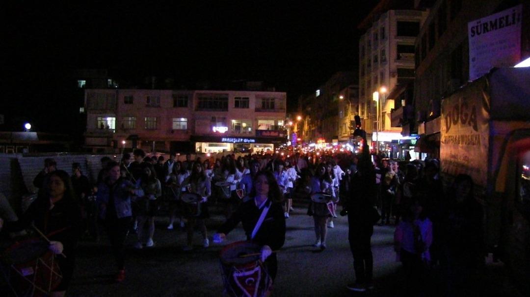 Samandağ&rsquo;da coşkulu fener alayı