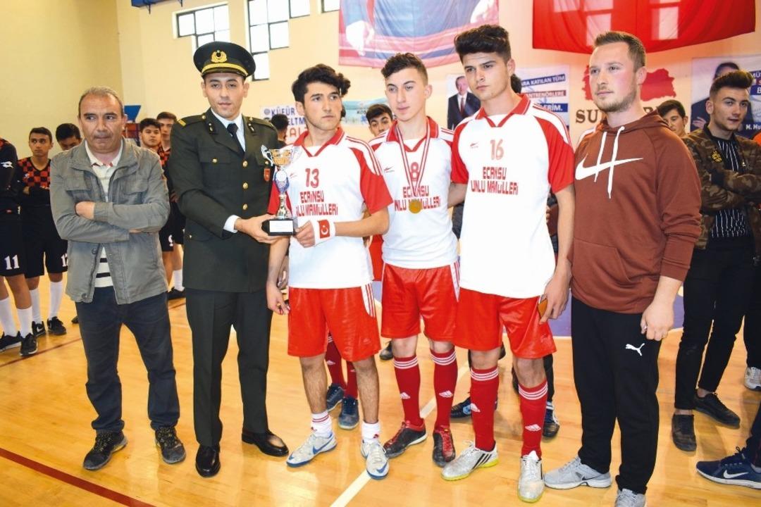 Futsal turnuvası sona erdi