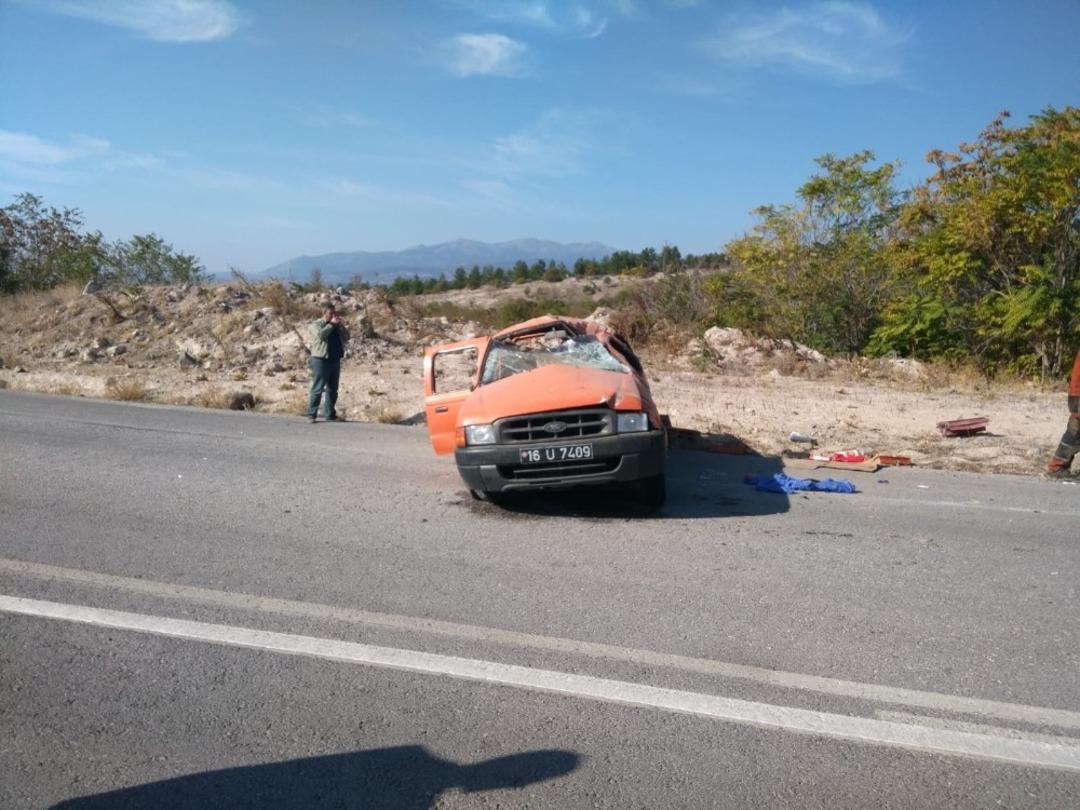 Gediz&rsquo;de trafik kazası: 3 Yaralı