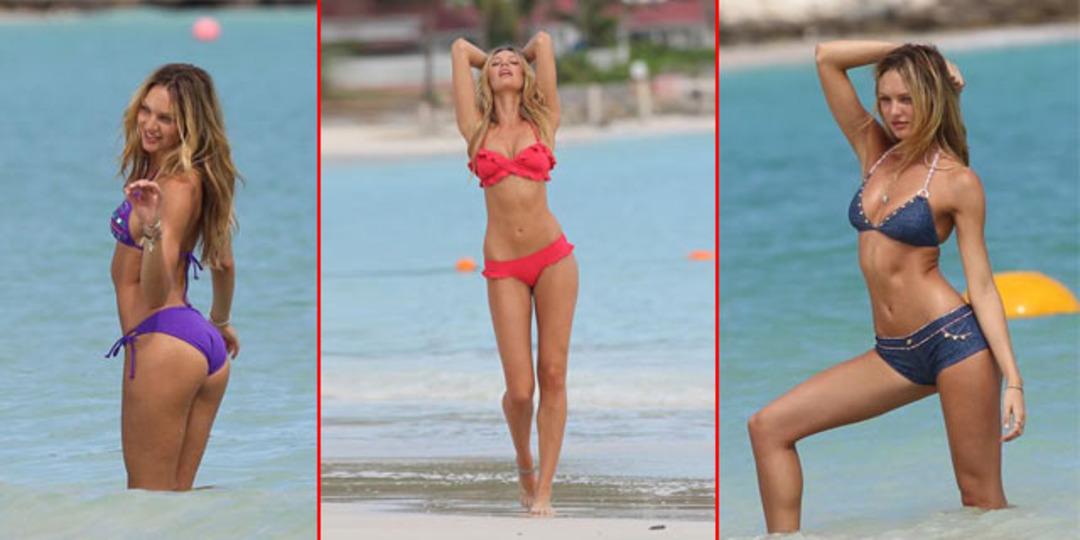 Candice kusursuz v&uuml;cudunu sergiledi