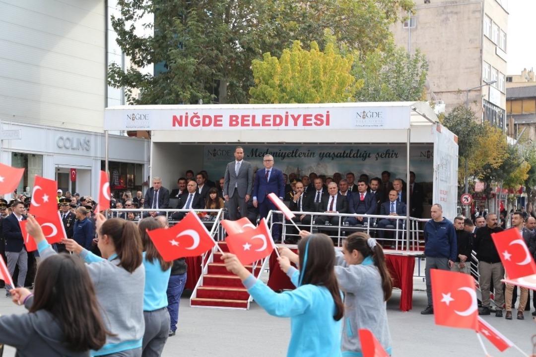Niğde&rsquo;de Cumhuriyet Bayramı Kutlamaları yapıldı