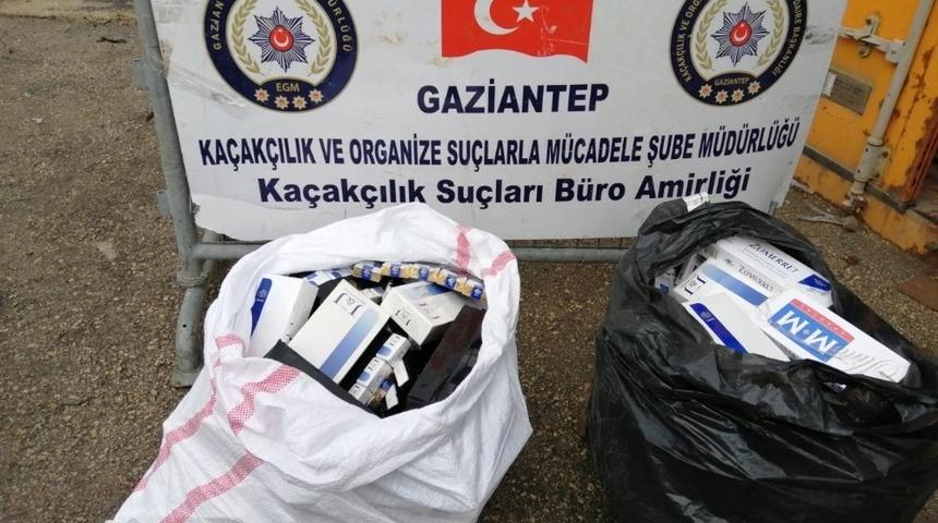 Gaziantep&rsquo;te bin 970 paket ka&ccedil;ak sigara ele ge&ccedil;irildi