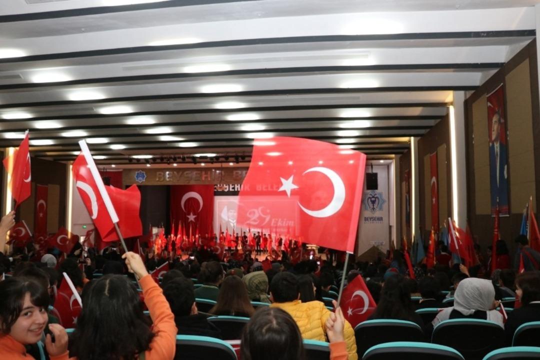 Beyşehir&rsquo;de 29 Ekim Cumhuriyet Bayramı coşkusu