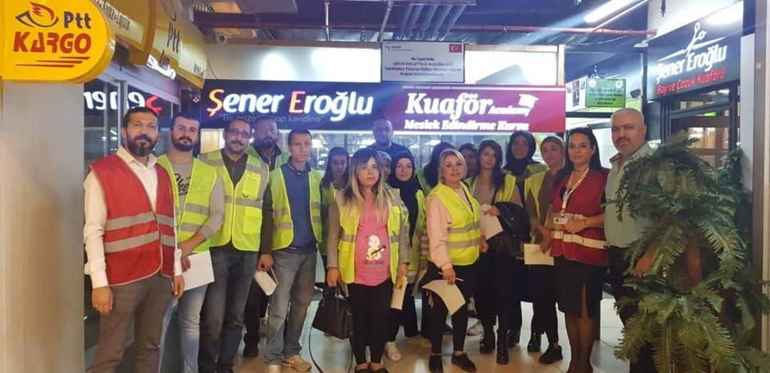 Mesleki Yeterlilik Sınavı, Malatya Park AVM&rsquo;de d&uuml;zenlendi