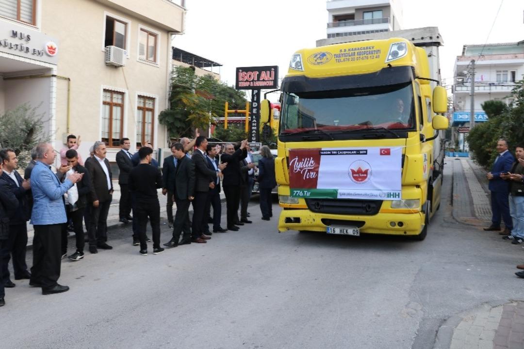 Bursa&rsquo;dan Suriye&rsquo;ye un yardımı