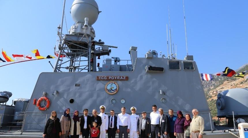 TCG Poyraz, Kaş&rsquo;ta Ziyarete A&ccedil;ıldı