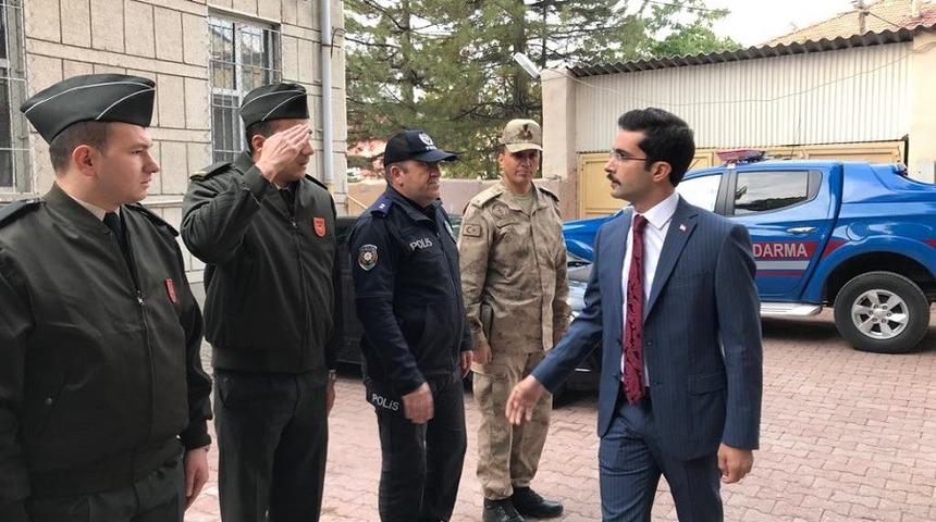 Doğanşehir Kaymakamı Halil İbrahim K&ouml;roğlu g&ouml;revine başladı