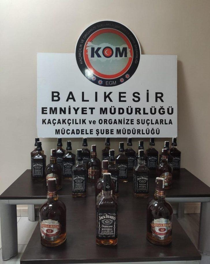 Bandırma’da sahte içki ve kaçak tütün operasyonu G3