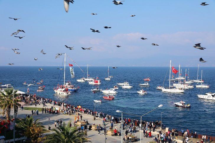 Mudanya’daki Cumhuriyet coşkusu denize yansıdı G1
