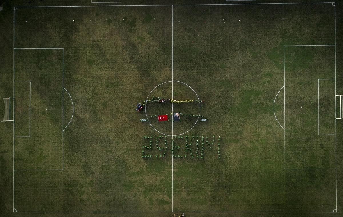 Bursaspor'dan 29 Ekim Cumhuriyet Bayramı koreografisi