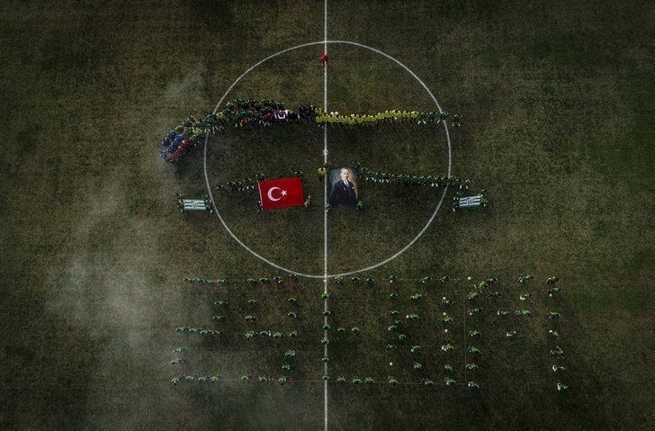 Bursaspor'dan 29 Ekim Cumhuriyet Bayramı koreografisi G2