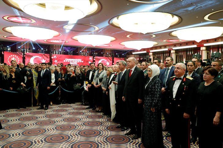Erdoğan ev sahipliği yaptı! 29 Ekim resepsiyonunda dikkat çeken isim G1