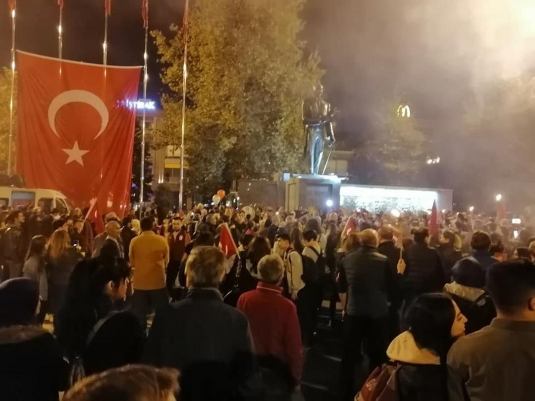 29 Ekim Cumhuriyet Bayramı D&uuml;zce&rsquo;de fener alayı ile kutlandı