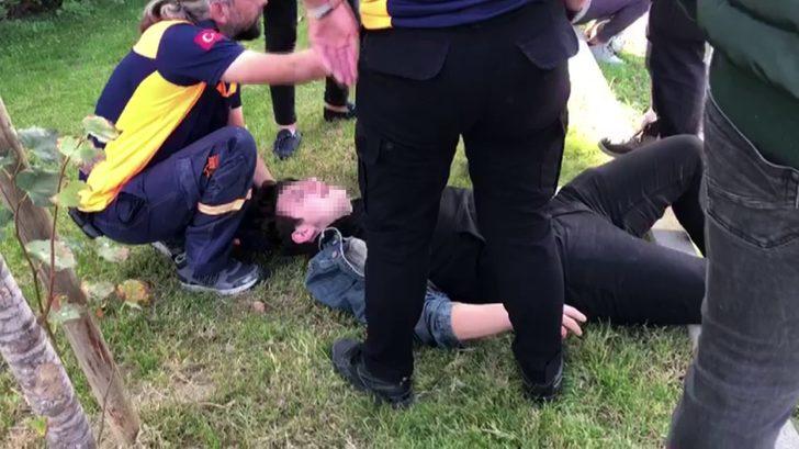 Kavgada dayak yiyen oğlunu gören baba çılgına döndü G2