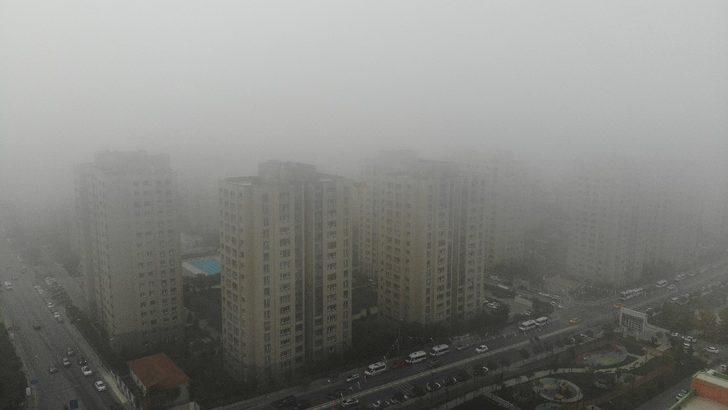 Sis altındaki gökdelenler havadan görüntülendi G2