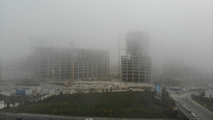 Sis altındaki gökdelenler havadan görüntülendi G3