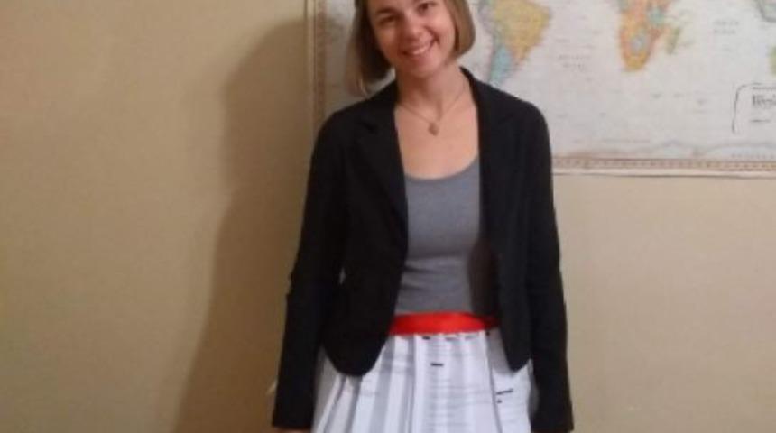 Sınava o etekle gidince olay oldu! 