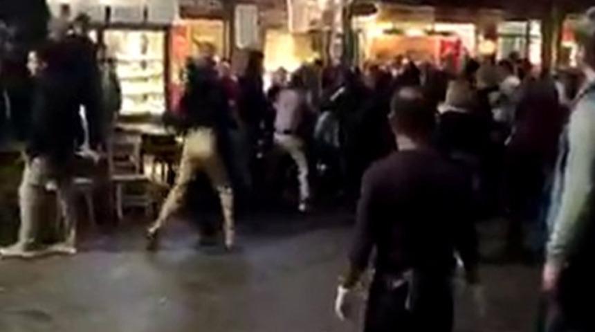 Kuzguncuk'ta ortalık karıştı! İki grup arasında kavga