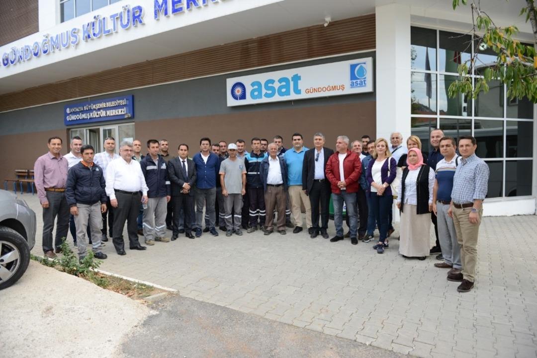ASAT Heyeti, G&uuml;ndoğmuş ve Manavgat yatırımlarını inceledi