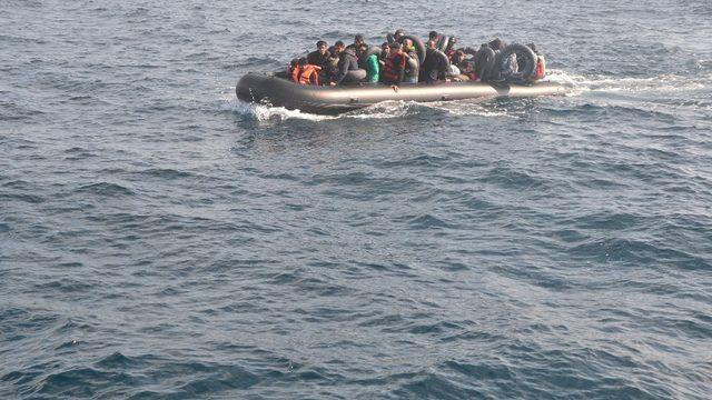 Edirne açıklarında 40 düzensiz göçmen yakalandı