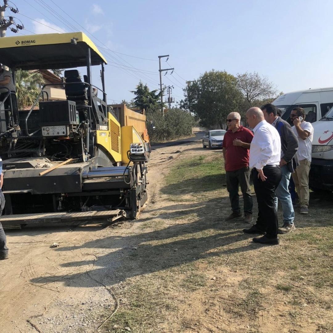 Başkan Bıyık, &ccedil;alışmaları yerinde inceledi