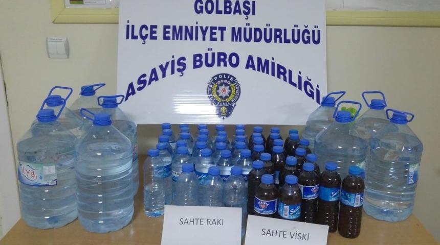 Kaçak içki ele geçirildi