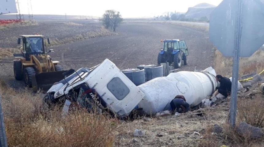 Yozgat’ta beton mikseri devrildi: 1 ölü