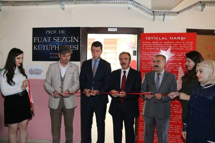 NEVÜ’den köy okuluna ‘Prof. Dr. Fuat Sezgin Kütüphanesi’ G1