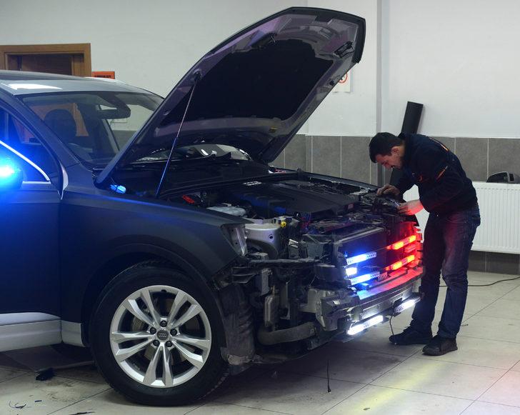 İçişleri Bakanlığı'nın 'çakar' düzenlemesi 1 Kasım'da yürürlüğe giriyor! Oto sanayilerde yoğunluk yaşanıyor G4