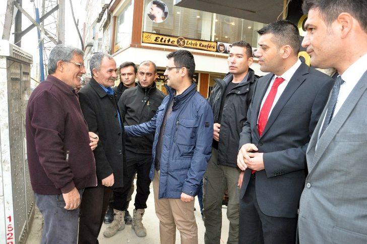 Kaymakam Doğramacı, yol çalışmalarını denetledi G4