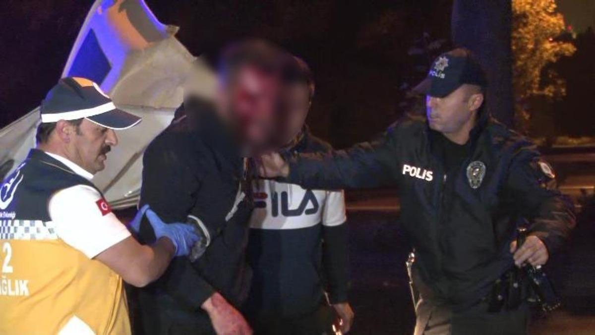 Ankara'da trafik kazası! S&uuml;r&uuml;c&uuml; şoka girdi