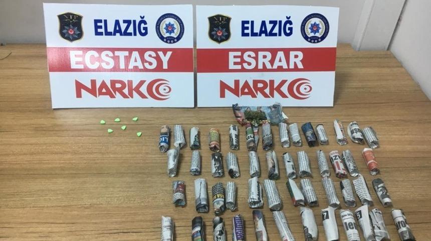 Elazığ&rsquo;da uyuşturucu alışverişine polis baskını: 5 g&ouml;zaltı