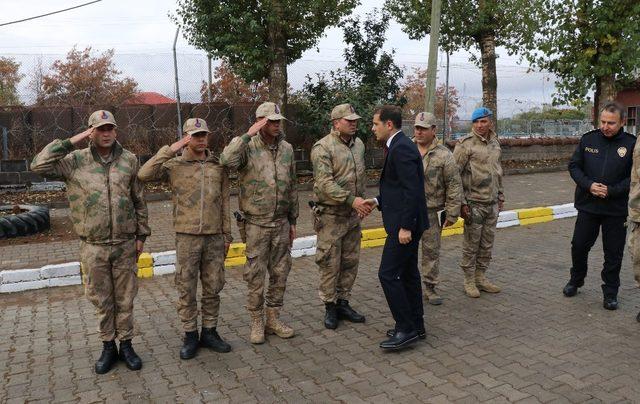 Kaymakam Erat’tan Ovakışla Jandarma Karakolu’na ziyaret