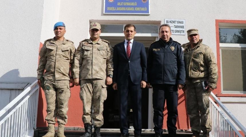 Kaymakam Erat&rsquo;tan Ovakışla Jandarma Karakolu&rsquo;na ziyaret
