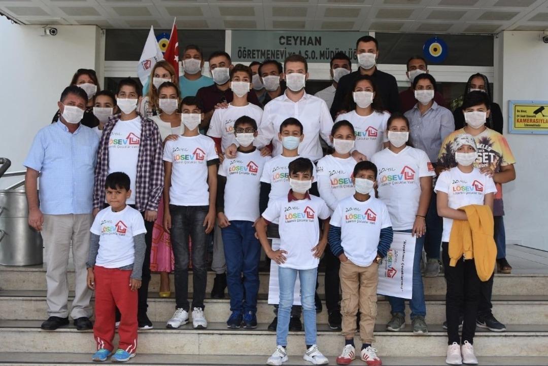 Başkan Aydar, l&ouml;semili &ccedil;ocuklarla buluştu