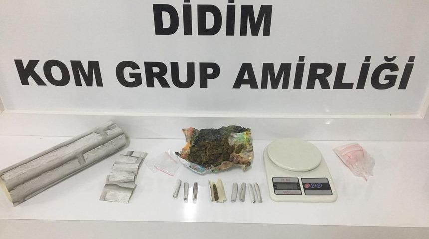 Didim polisinden uyuşturucu tacirlerine baskın
